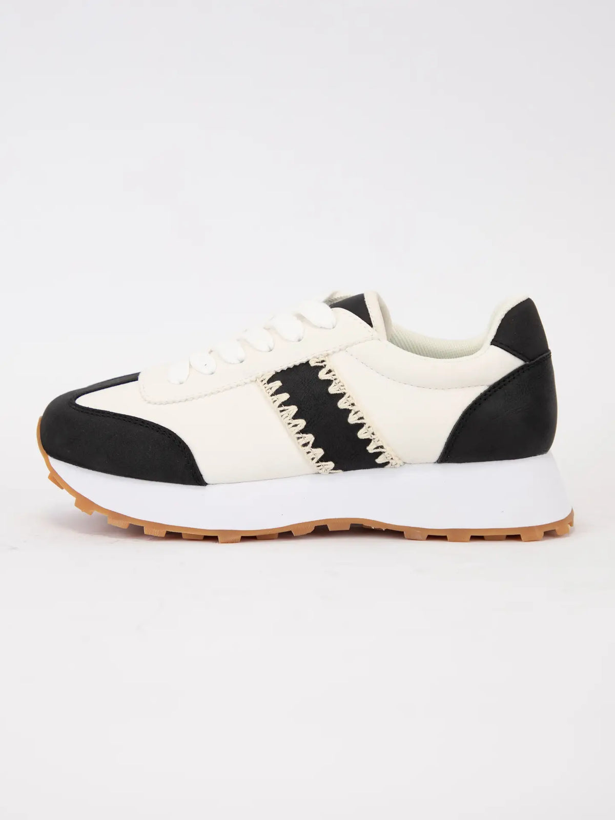 Stitched Edge Lightweight Sneakers
