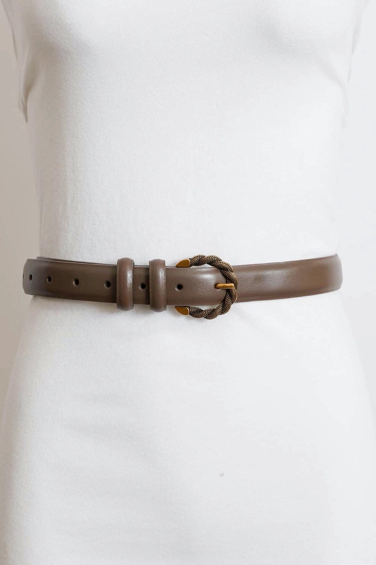 Twisted Buckle Belt