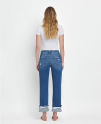 Victoria Cuffed Straight Jeans