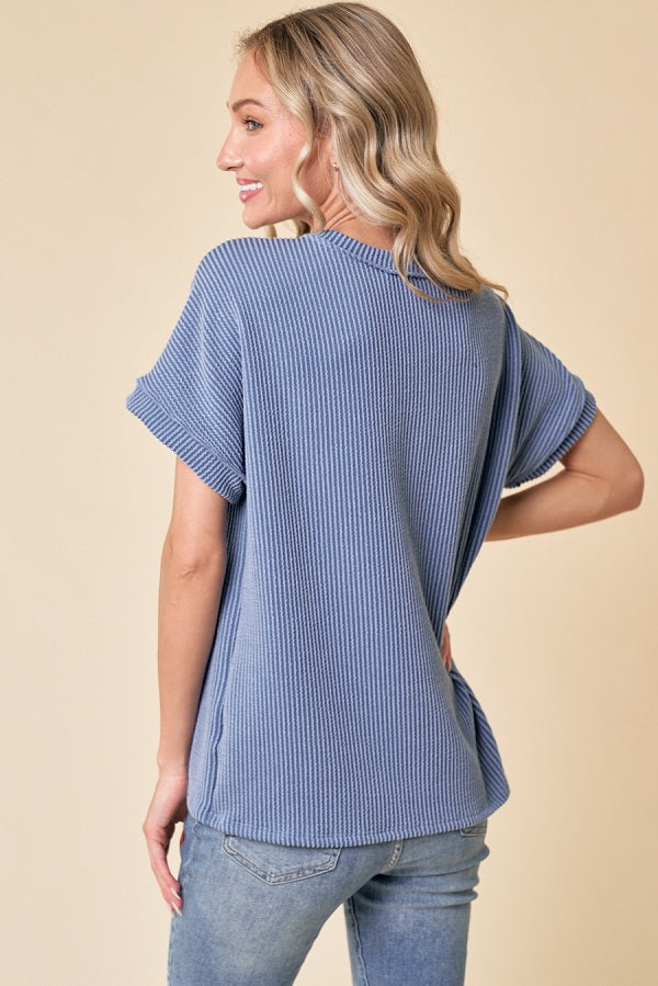 A New Day Ribbed Top