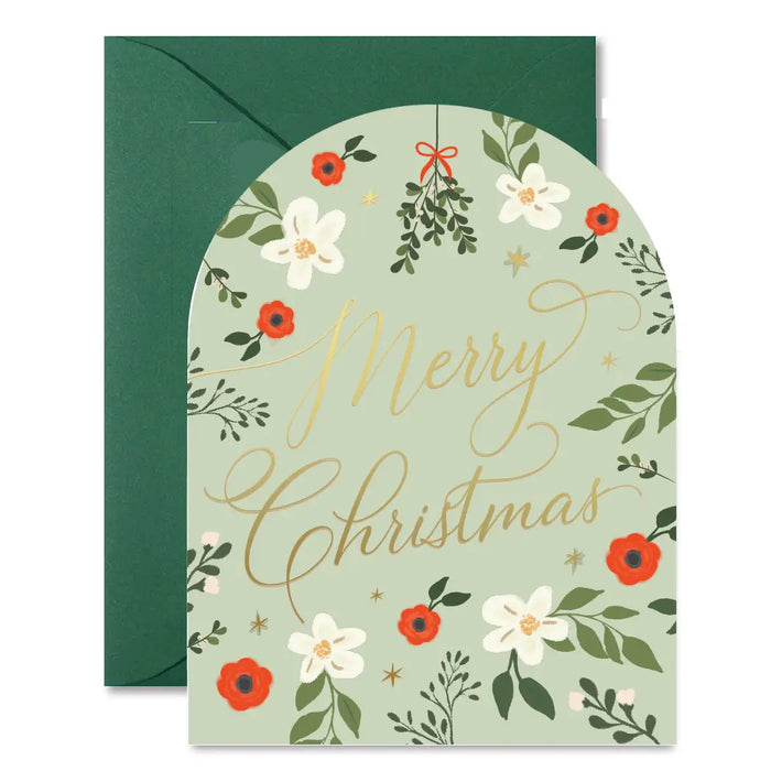 Floral Arch Christmas Card