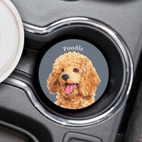 Poodle Car Coaster