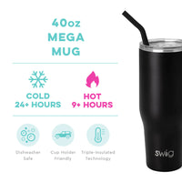 Black Mega Mug