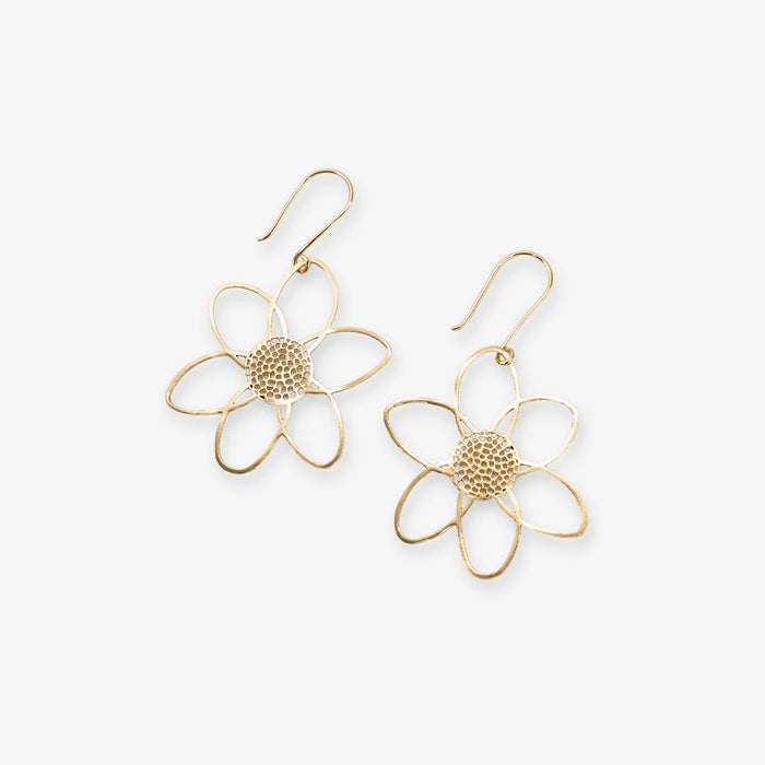 Twiggy Flower Drop Earrings