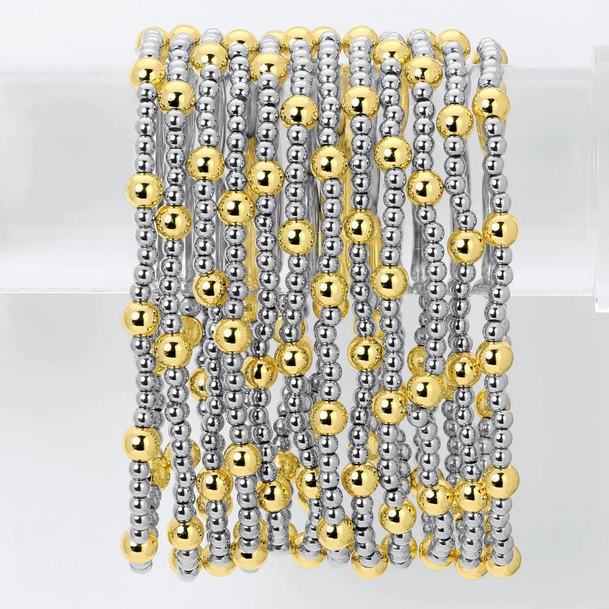 Two-Tone Stretch Bracelet