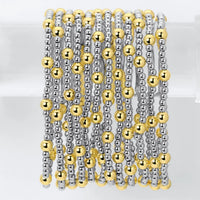 Two-Tone Stretch Bracelet