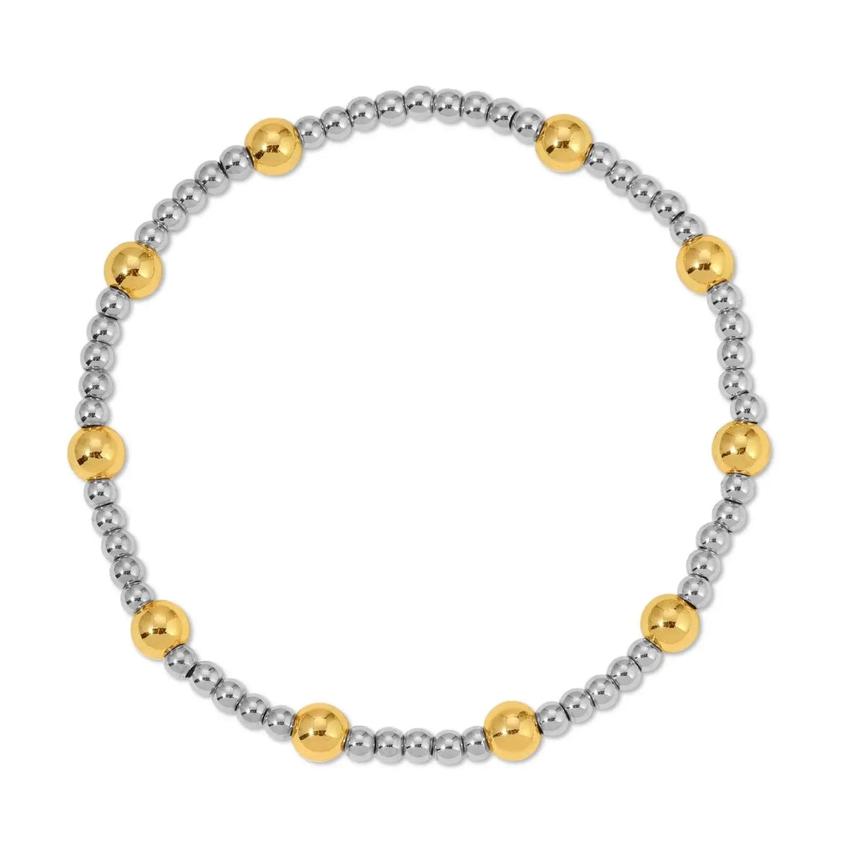Two-Tone Stretch Bracelet