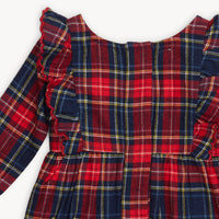 Flannel Ruffle Romper