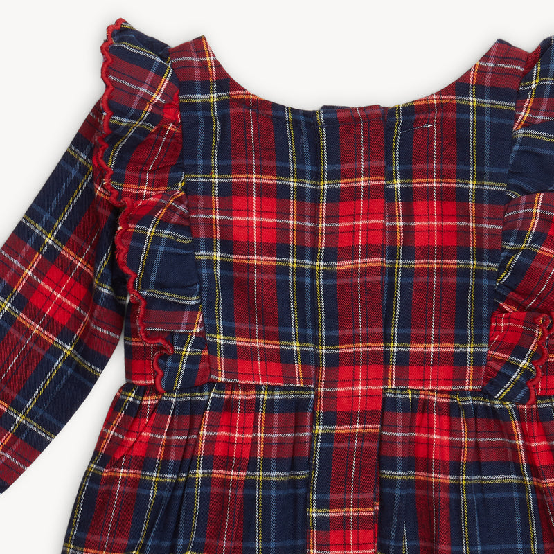 Flannel Ruffle Romper