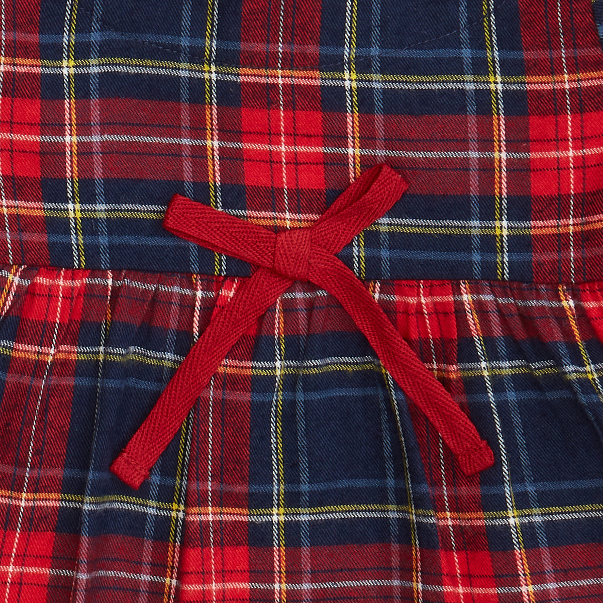 Flannel Ruffle Romper