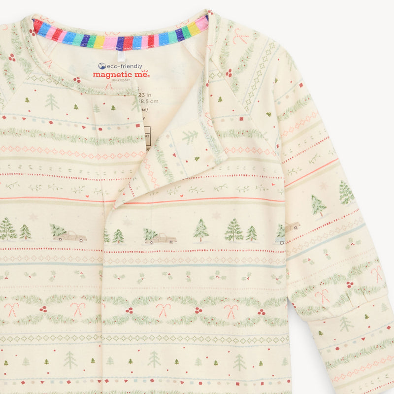 Holiday Grow With Me Coverall