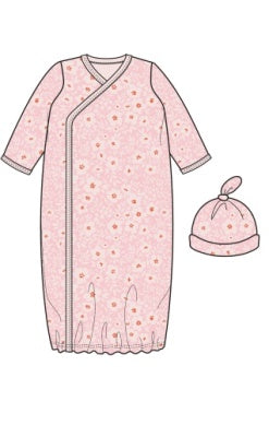 Cotton Magnetic Gown and Hat