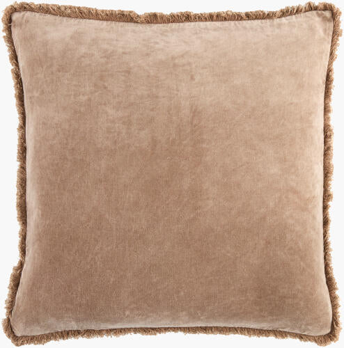 Washed Cotton Velvet Pillow 18x18