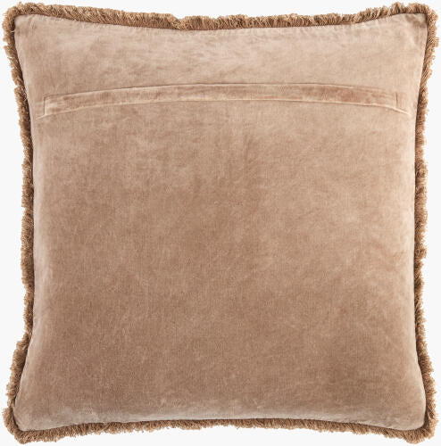 Washed Cotton Velvet Pillow 22x22