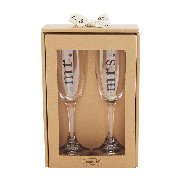 Mr and Mrs Champagne Set