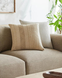 Washed Waffle Pillow