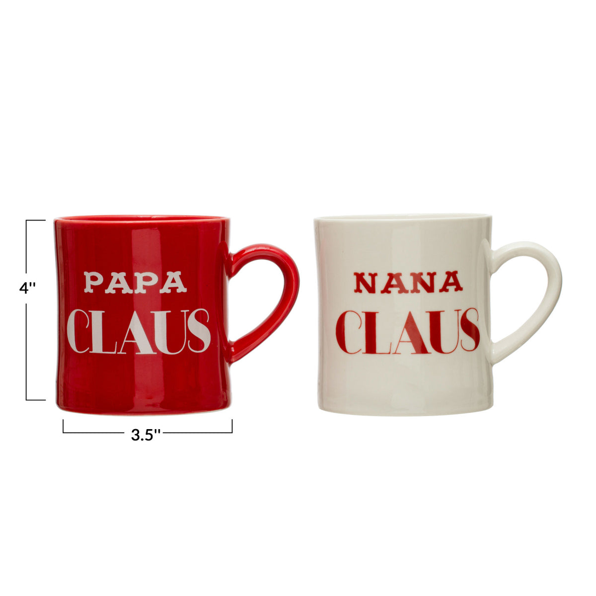 Nana and Papa Claus Mug