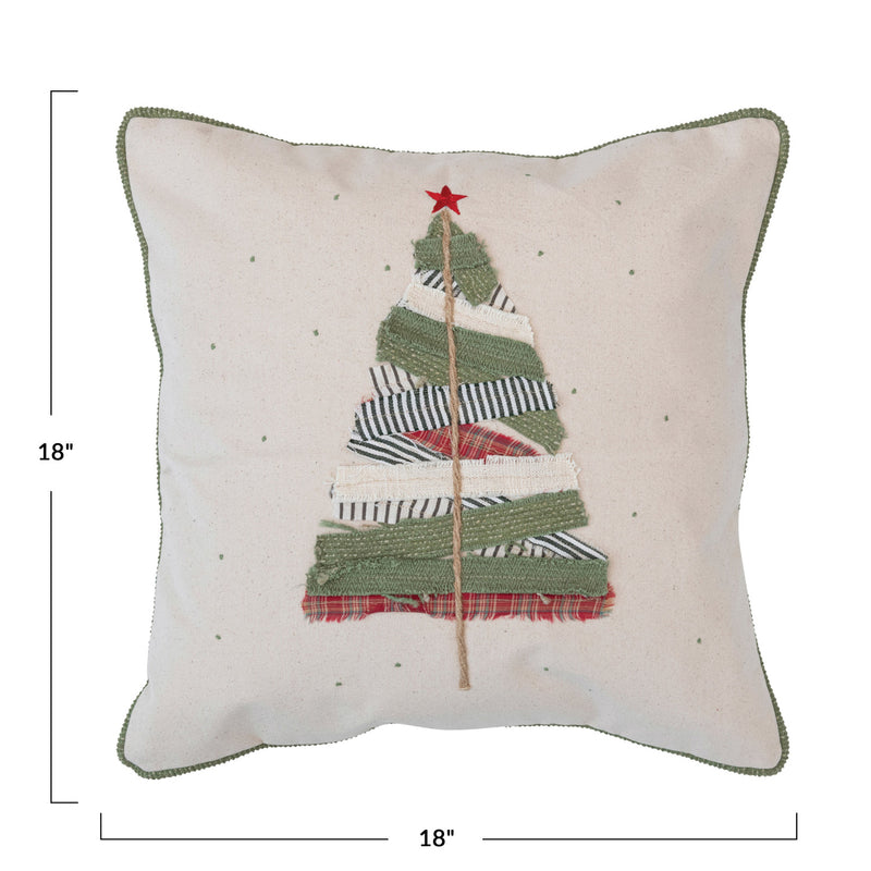 Appliqued Tree Pillow