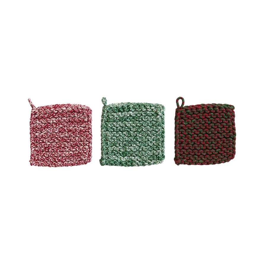 Melange Crocheted Pot Holder