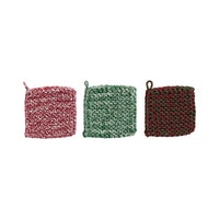 Melange Crocheted Pot Holder
