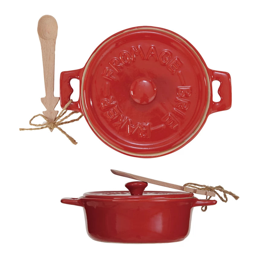 Holiday Brie Baker Set