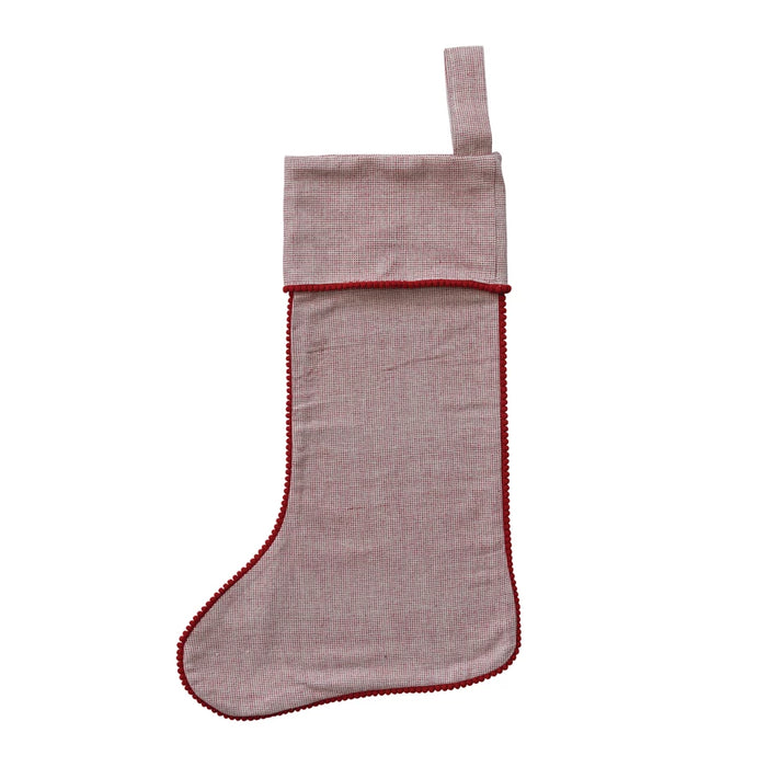 Pom Pom Trim Stocking