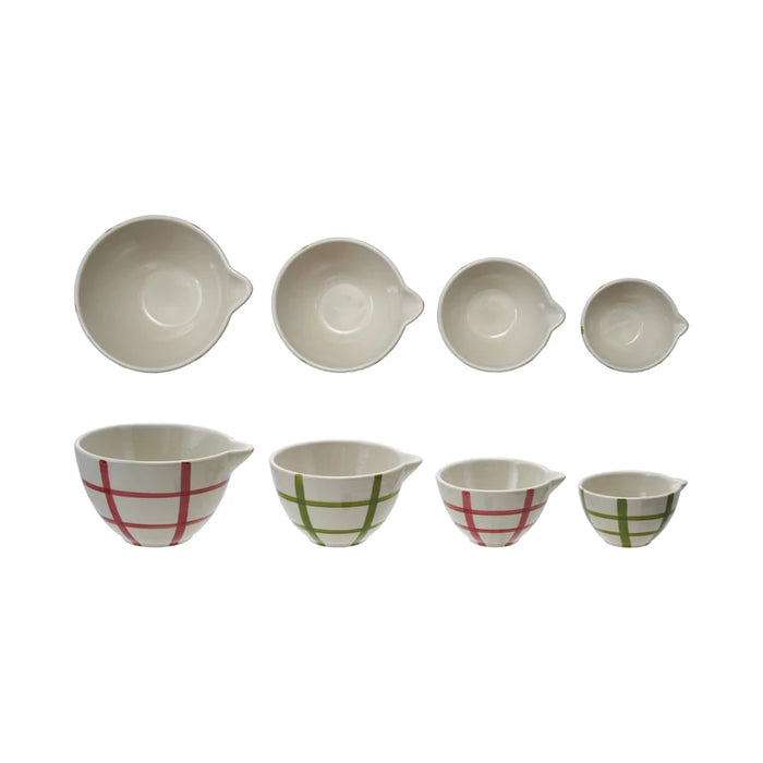 Grid Pattern Prep Bowls