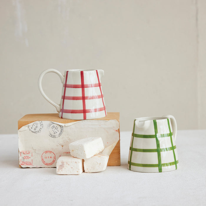 Grid Pattern Creamer