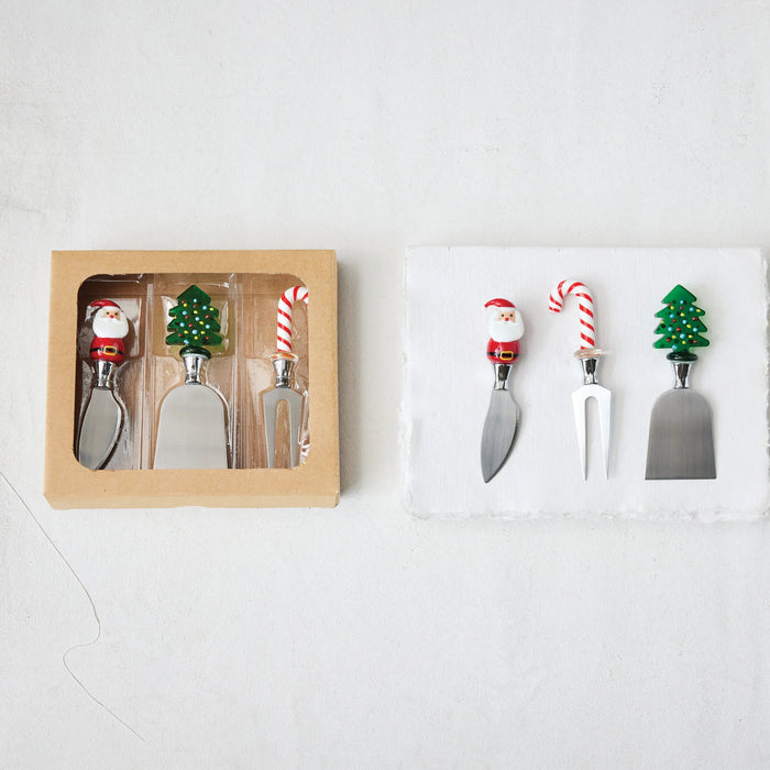 Holiday Cheese Knife Set