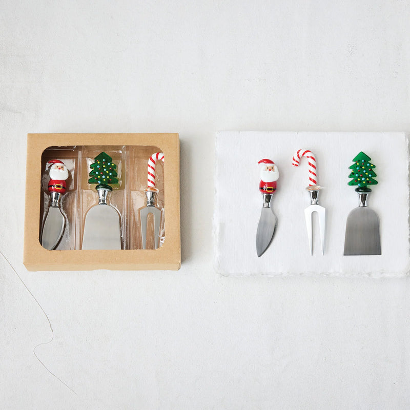 Holiday Cheese Knife Set
