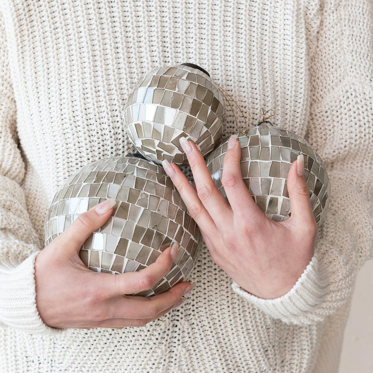 Mosaic Ball Ornament