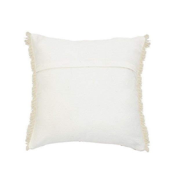 Solid Fringe Pillow