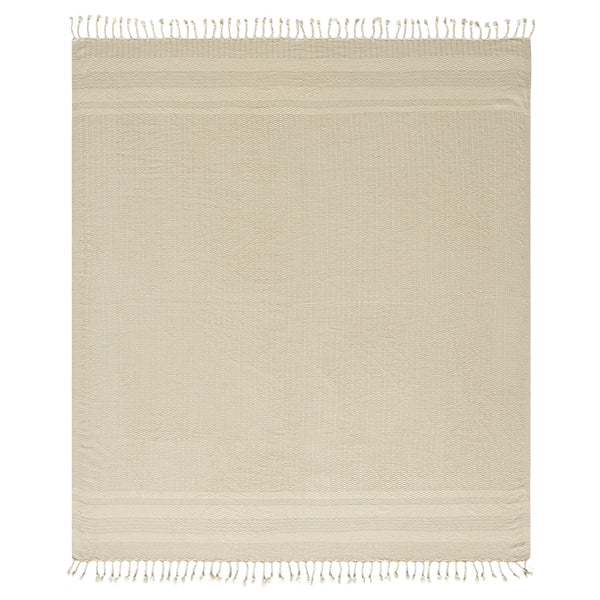 Striped Coastal Throw Blanket
