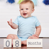 Milestone Baby Month Blocks