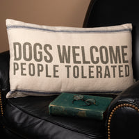 Dogs Welcome Pillow