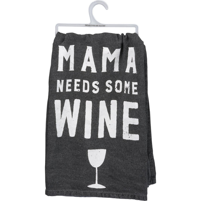 Mama Needs Wine Towel