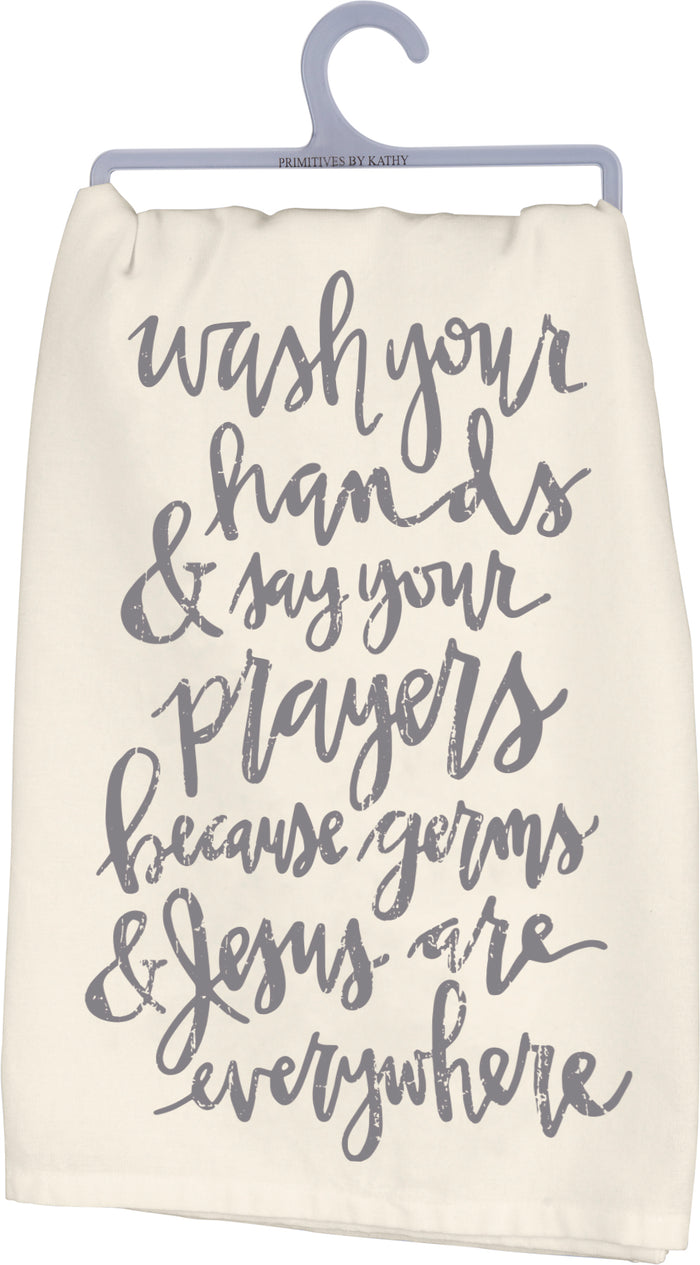 Wash Your Hands Dish Towel
