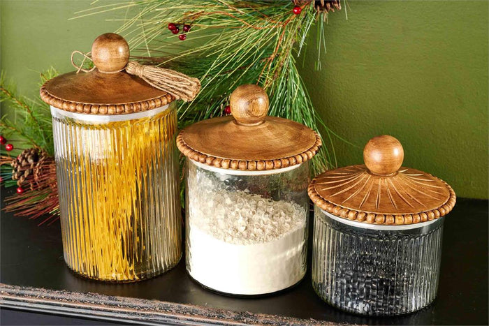 Beaded Canisters