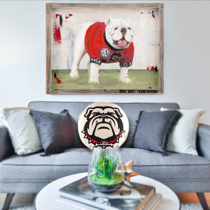 Georgia Bulldog Pillow
