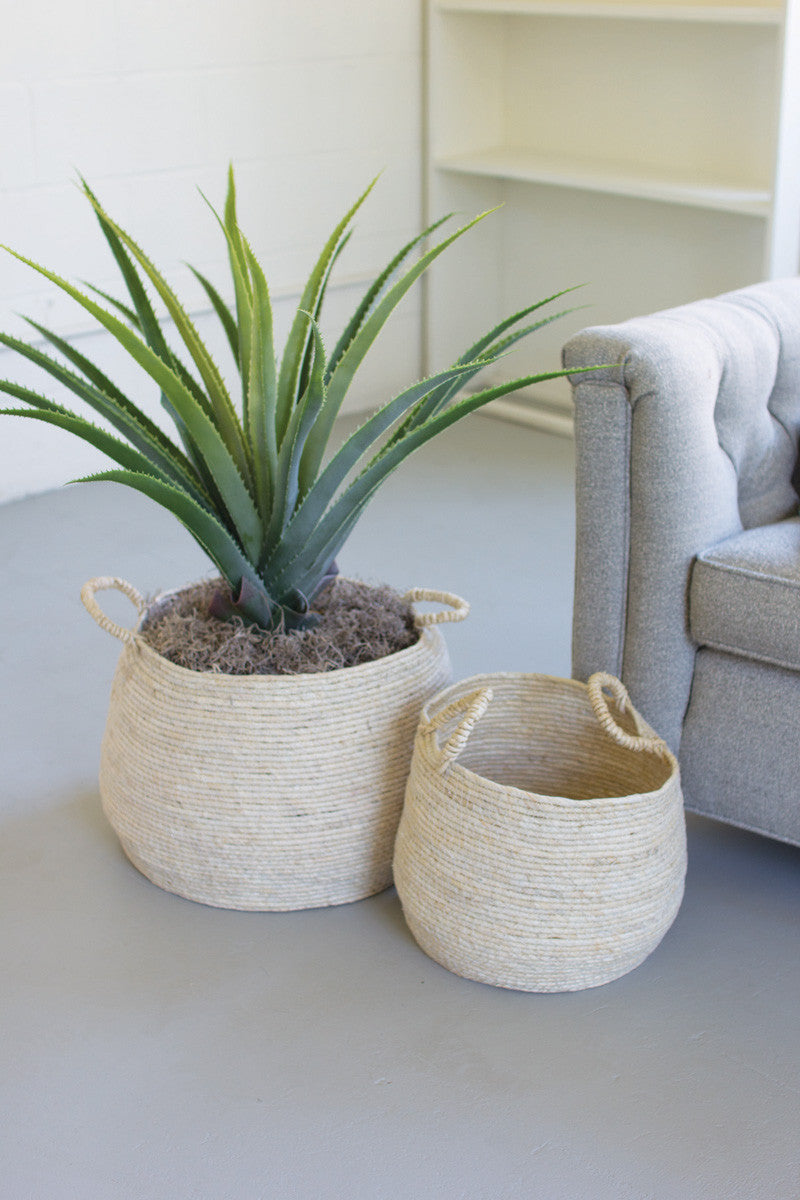 Seagrass Basket with Handles
