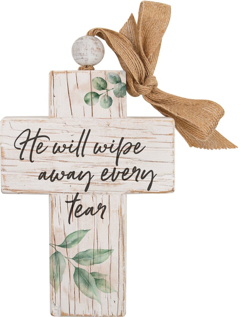 He Will Wipe Hanging Cross