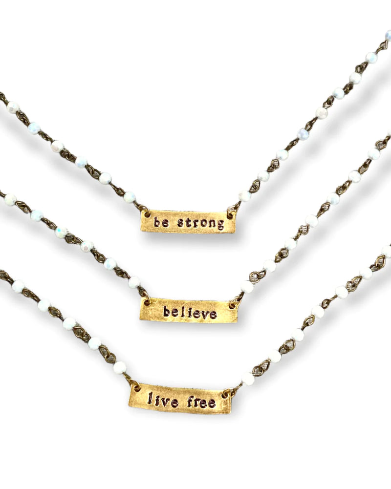 Live Free Necklace