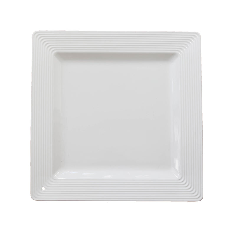 Square Platter Pinstripes