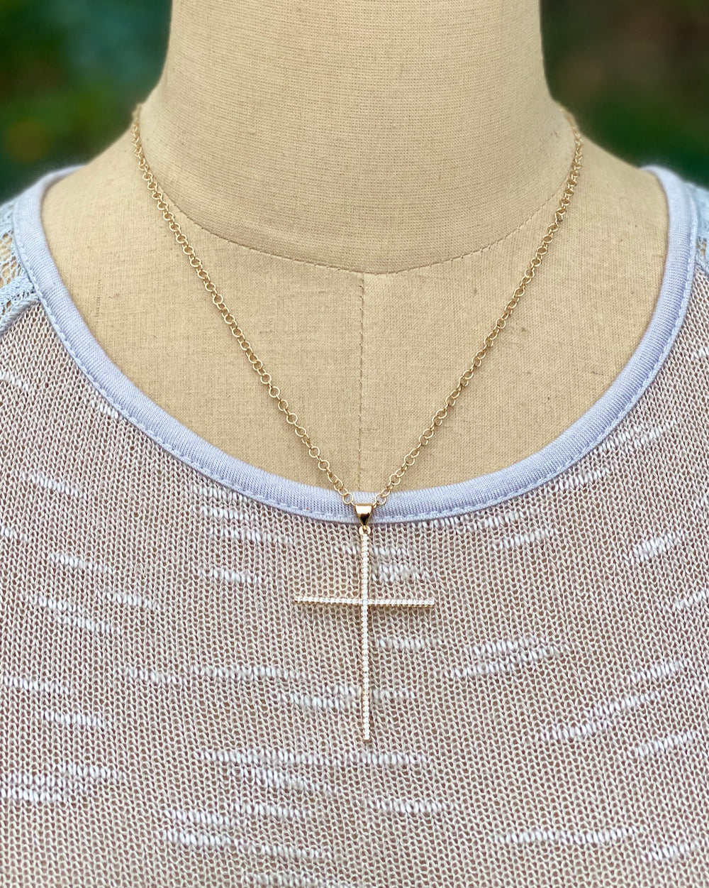 Radiance Cross Necklace