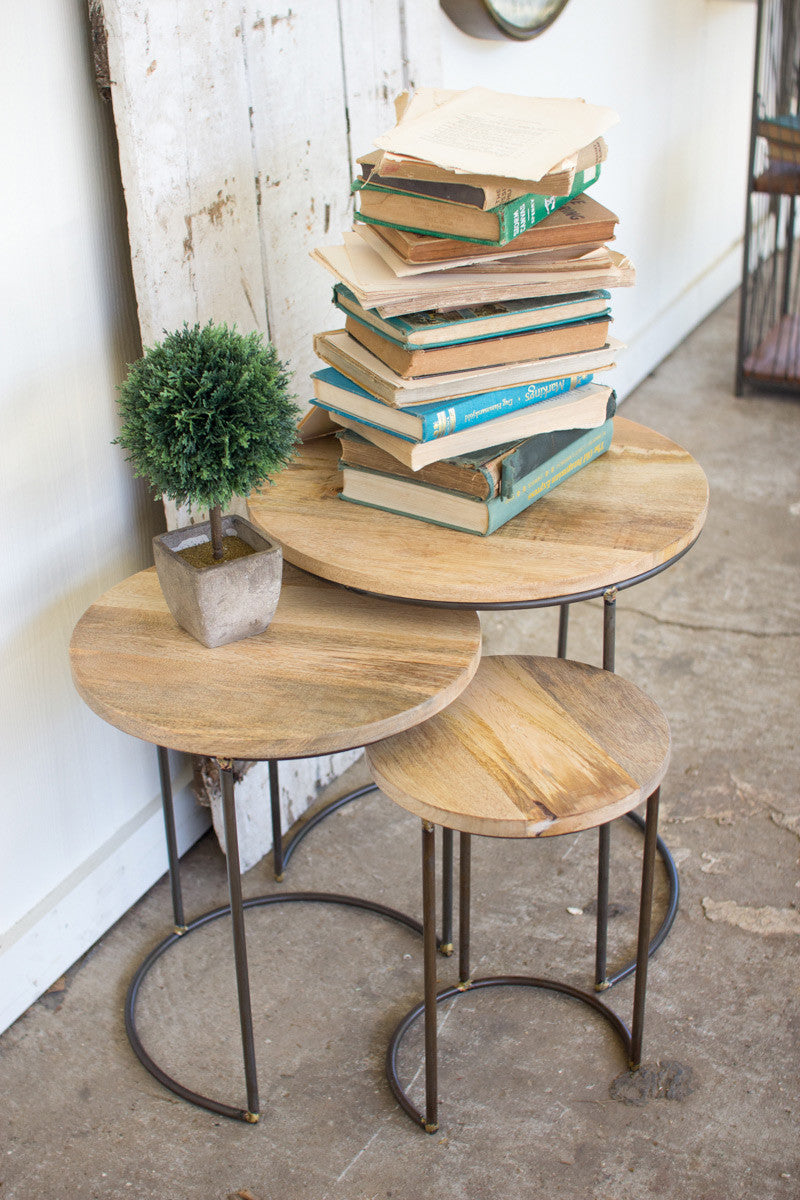 Nesting Iron Table