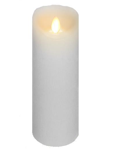 White Flickering Candle