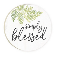 Simply Blessed Car Coaster
