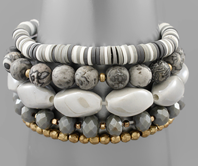 Stone Bead Bracelet