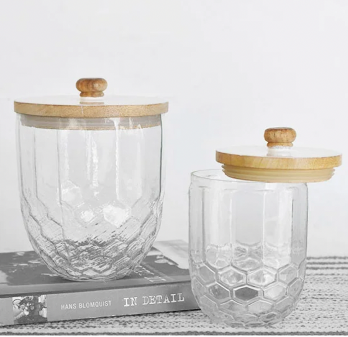 Honeycomb Glass Canister