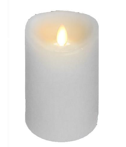 White Flickering Candle